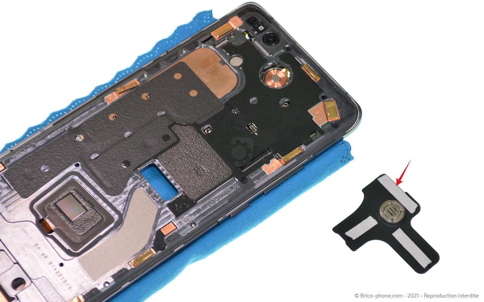 Changement de l'écran seul sur P40 Pro photo 1