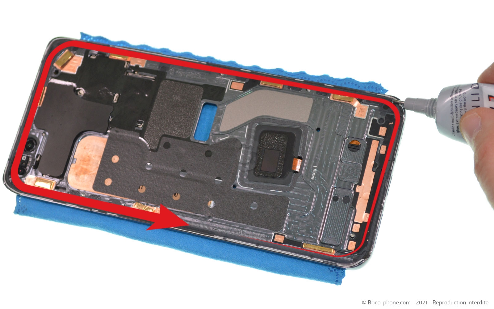 Changement de l'écran seul sur P40 Pro photo 3