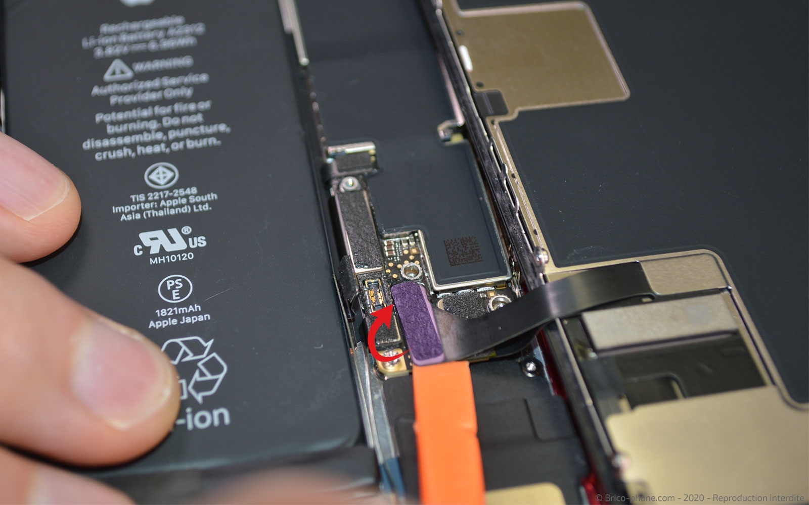 Changement du Taptic Engine (vibreur) sur iPhone SE 2020 photo 2