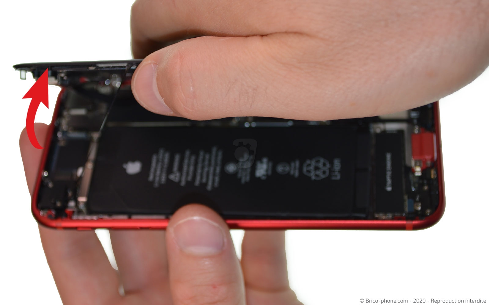 Changement du Taptic Engine (vibreur) sur iPhone SE 2020 photo 3