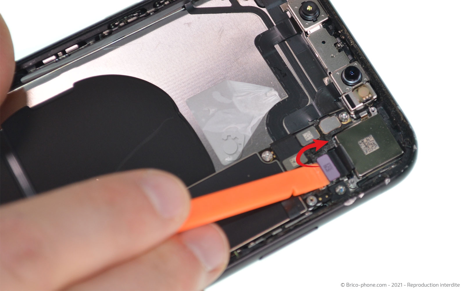 Changement de la coque arrière sur iPhone XR photo 1