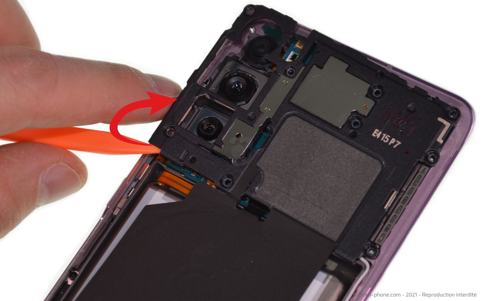 Démontage complet sur Galaxy S20 FE photo 2
