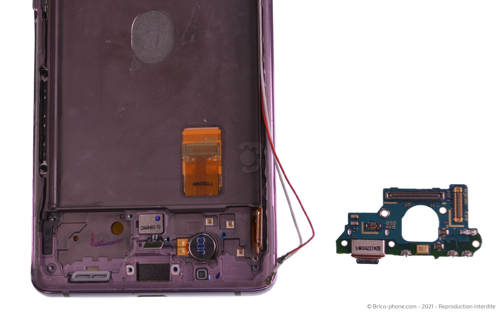 Démontage complet sur Galaxy S20 FE photo 3