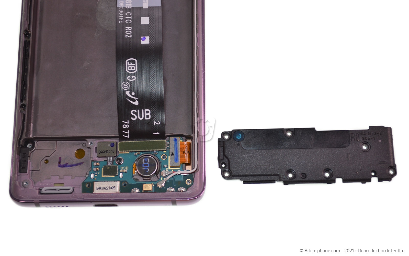 Démontage complet sur Galaxy S20 FE photo 3