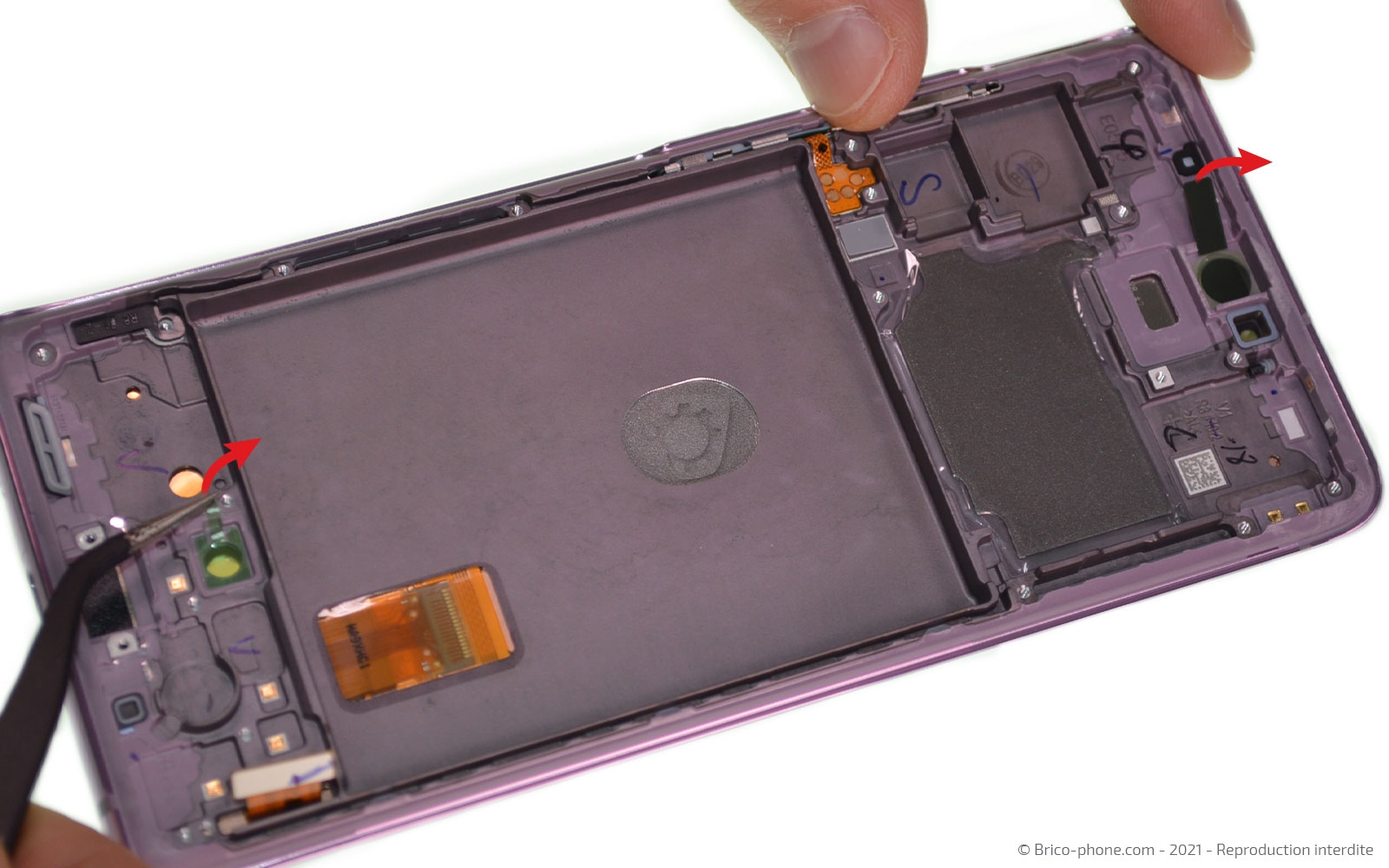 Changement du bloc écran  sur Galaxy S20 FE photo 1