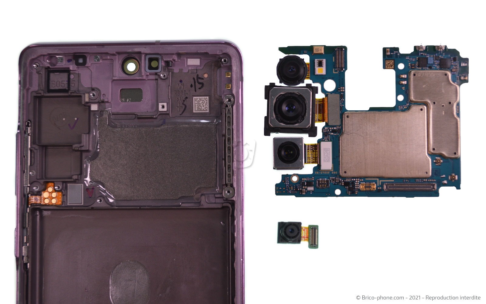 Changement du bloc écran  sur Galaxy S20 FE photo 4