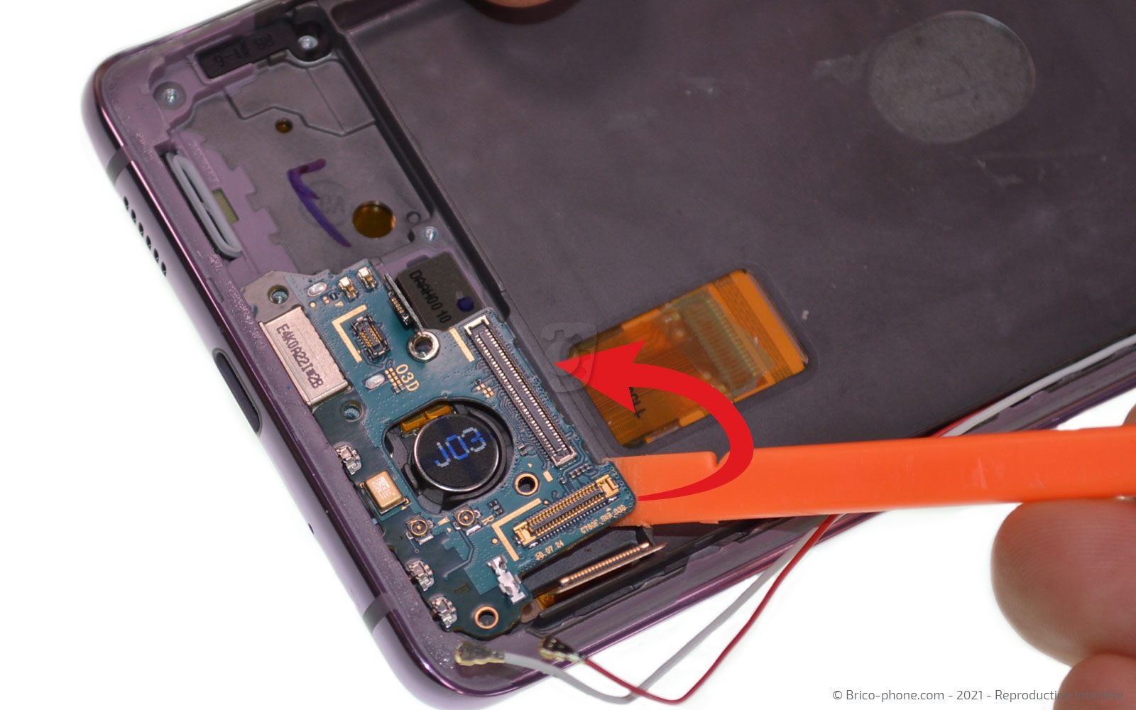 Changement du bloc écran  sur Galaxy S20 FE photo 2