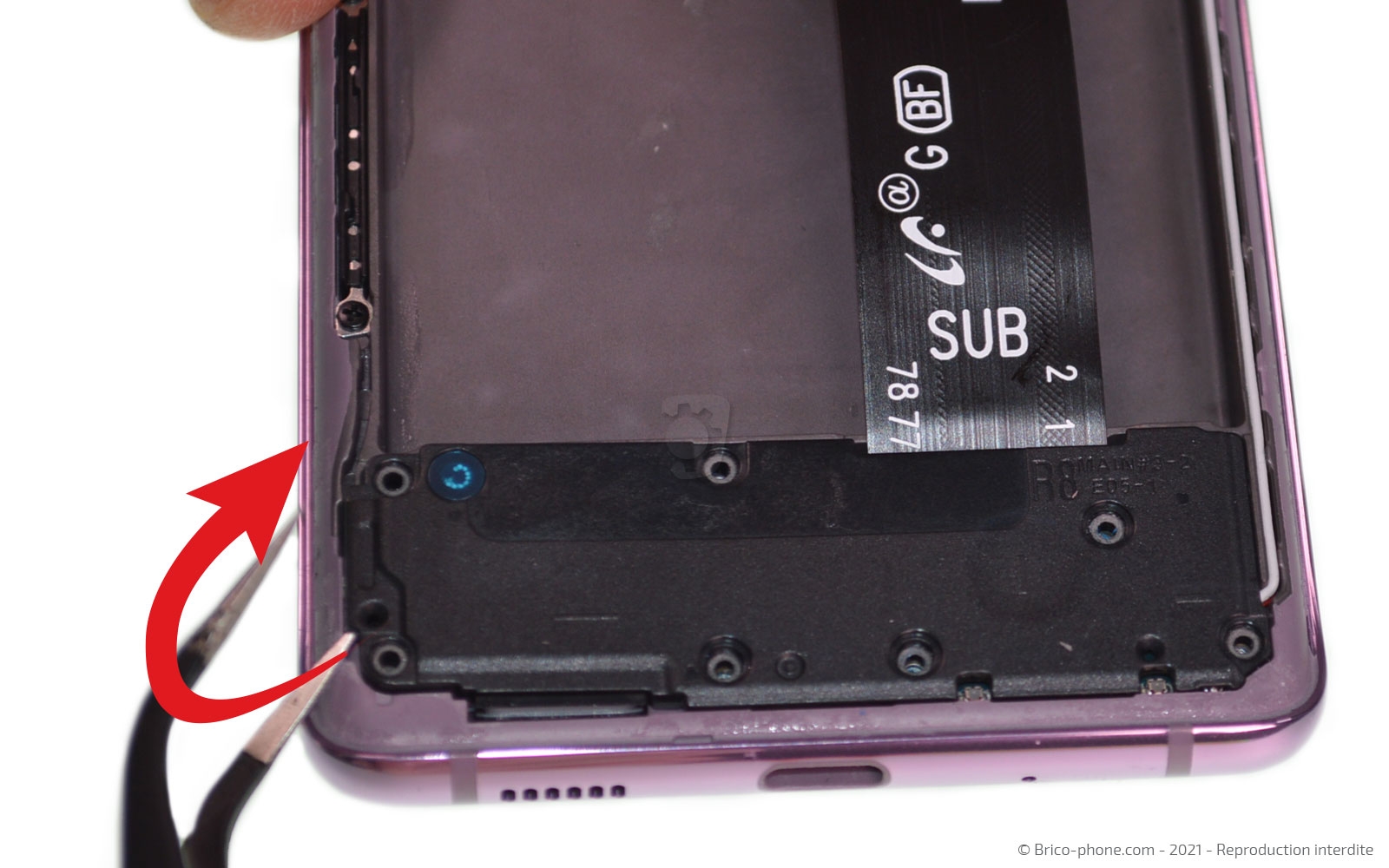 Changement du bloc écran  sur Galaxy S20 FE photo 2