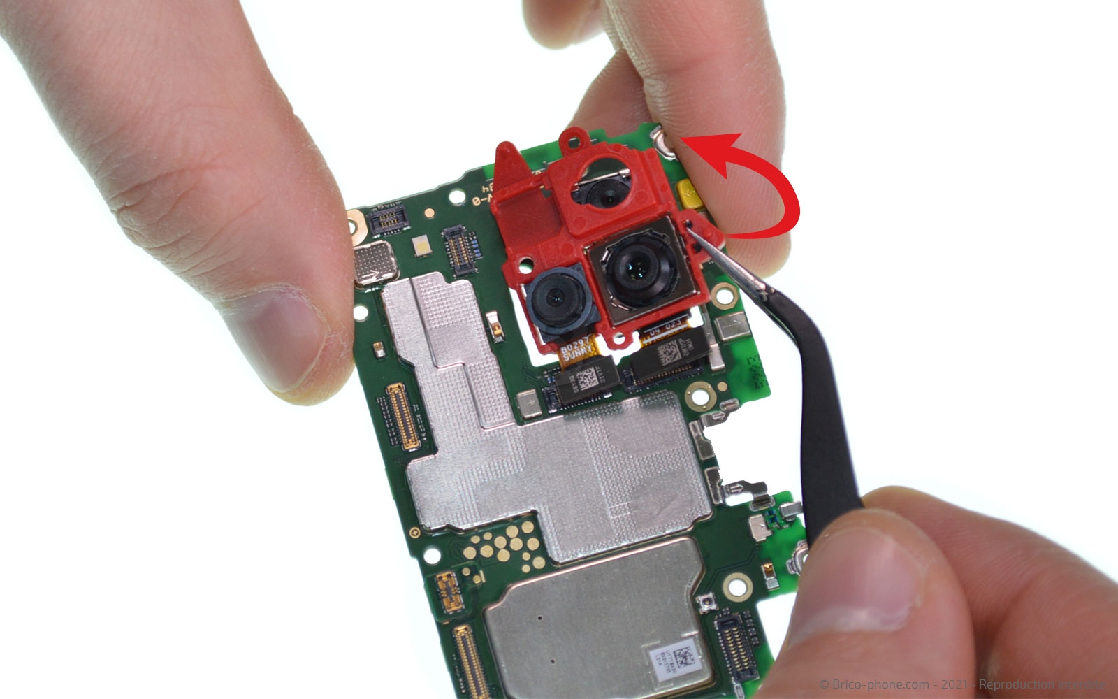 Démontage complet sur P40 Lite photo 3