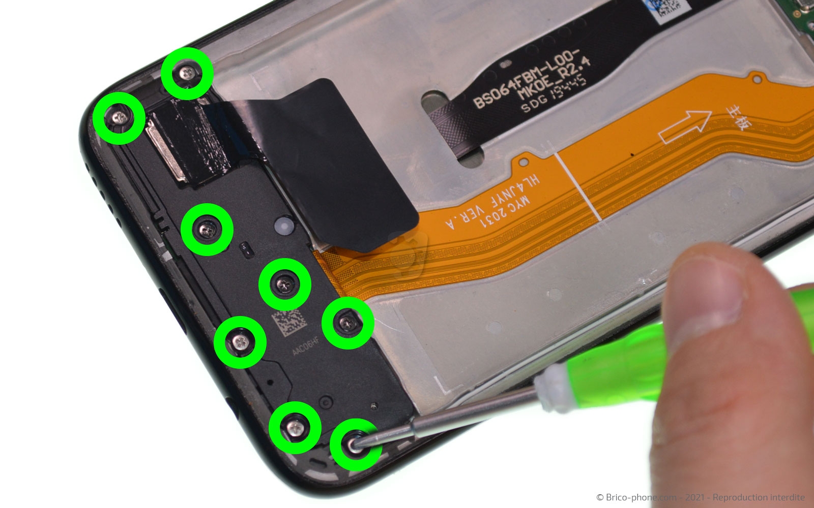 Démontage complet sur P40 Lite photo 1