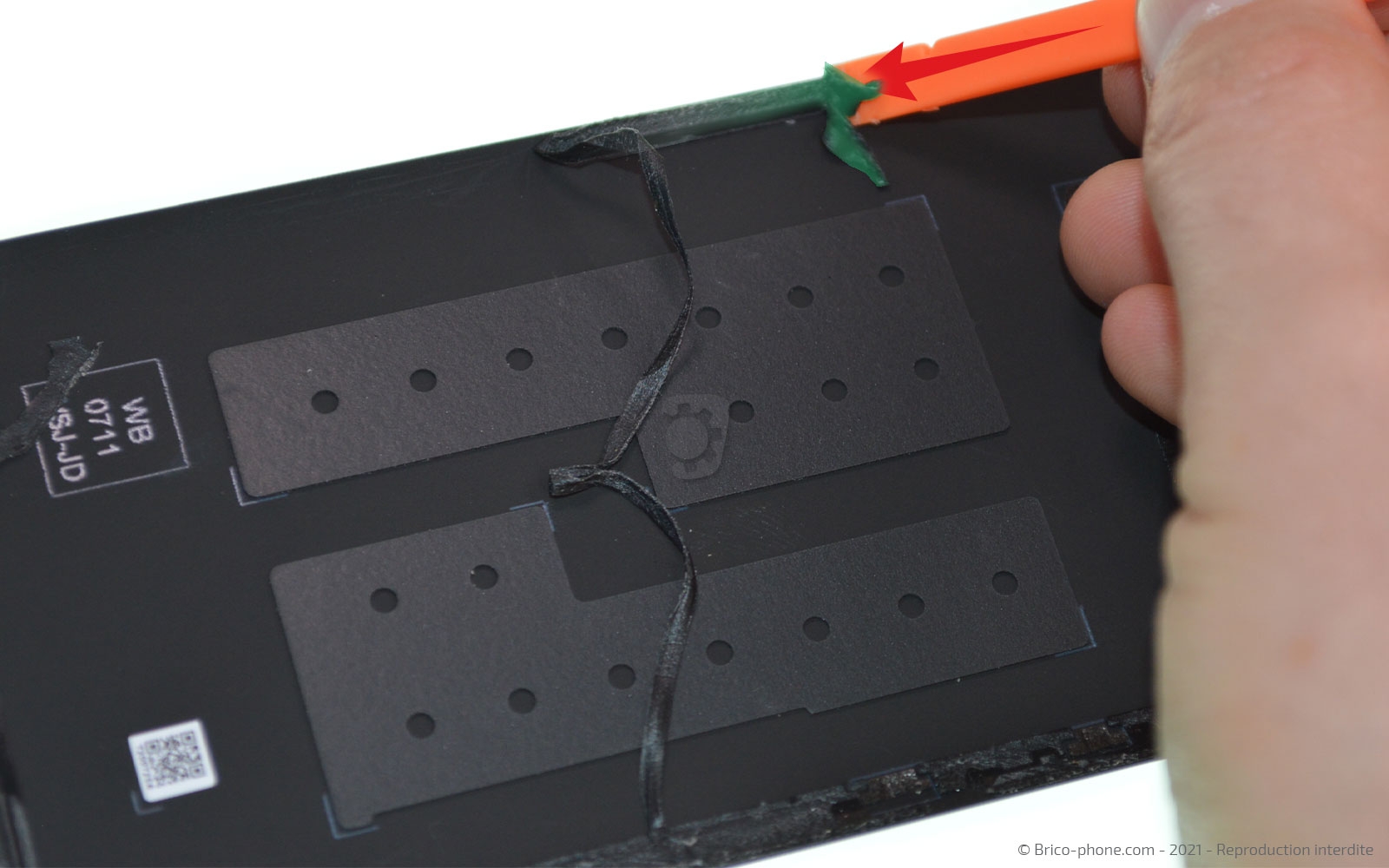 Changement du bloc écran avec batterie sur P40 Lite photo 1