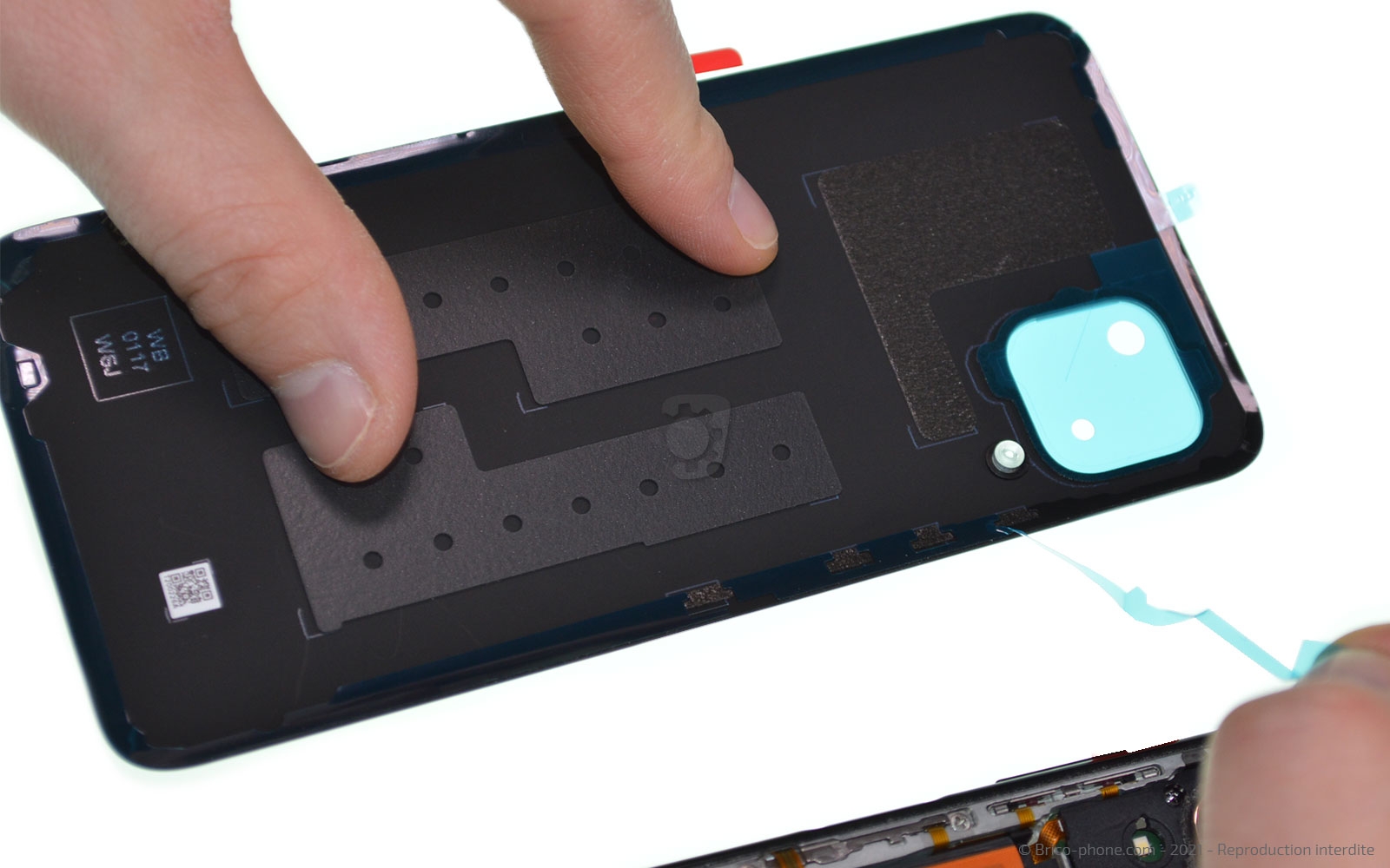 Changement de la vitre arrière  sur P40 Lite photo 1