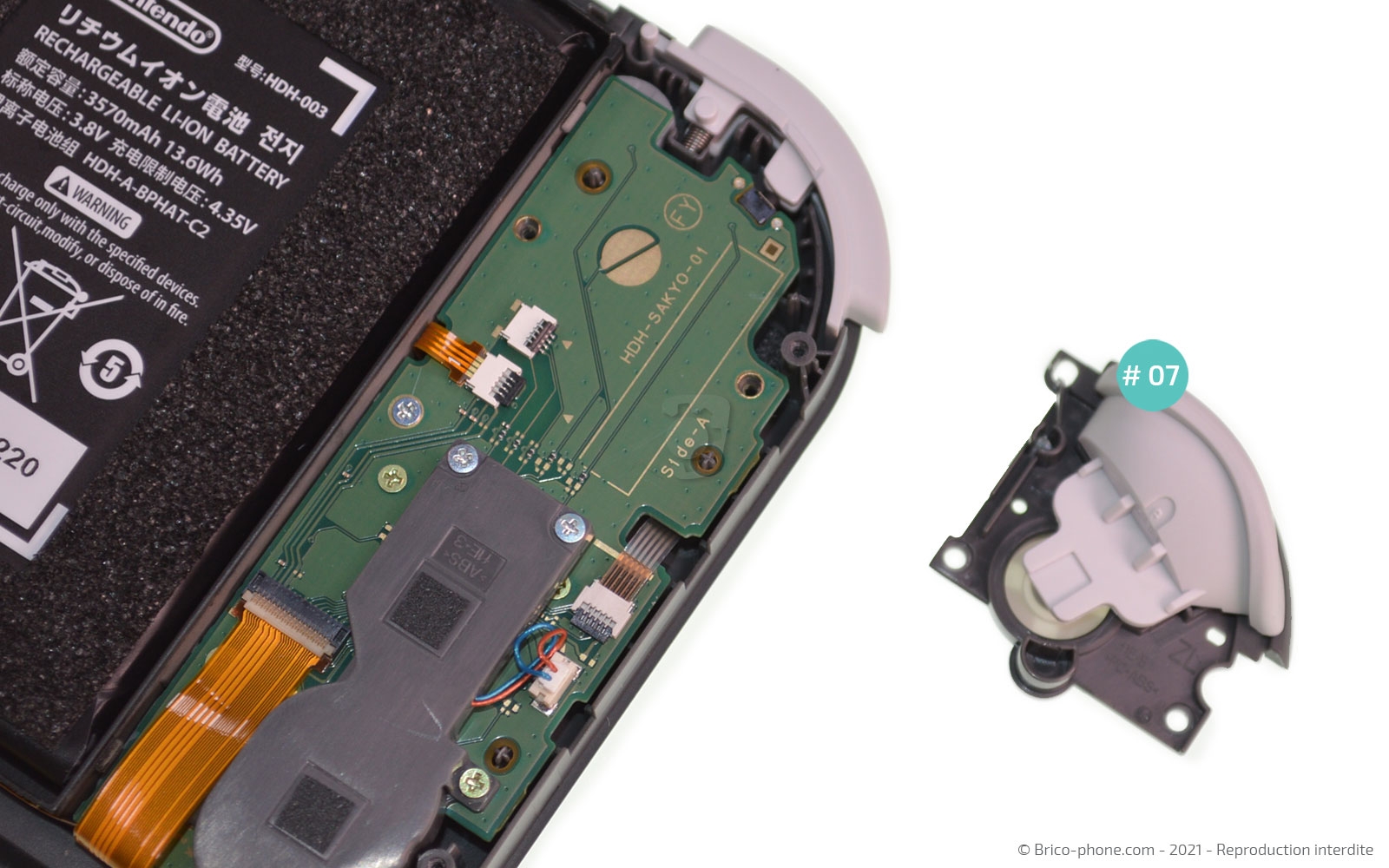 Démontage complet sur Switch Lite photo 3