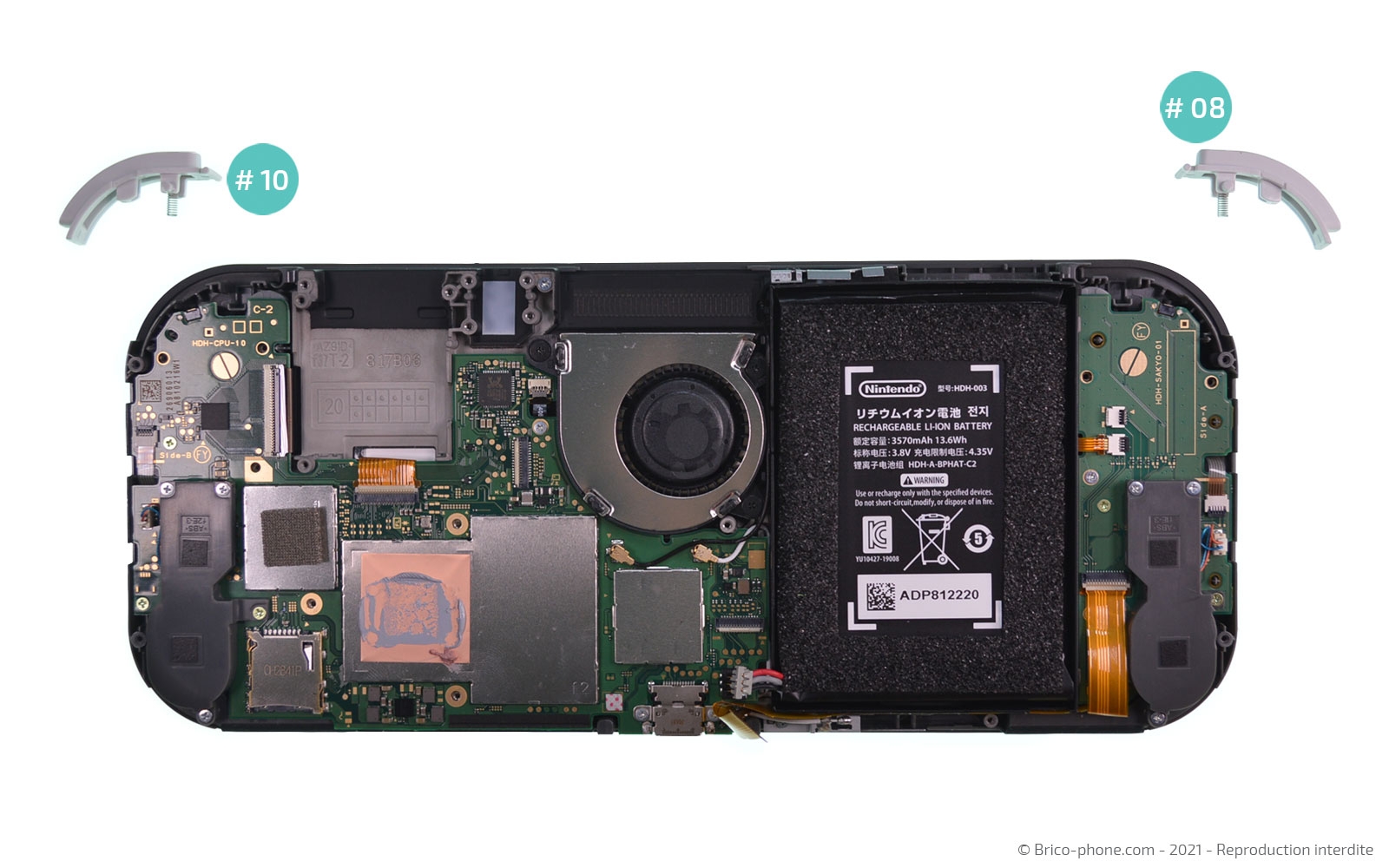 Démontage complet sur Switch Lite photo 4