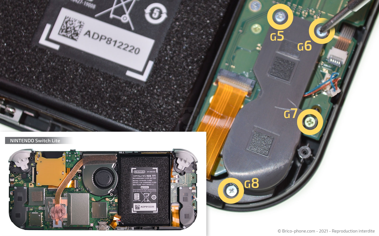 Démontage complet sur Switch Lite photo 2