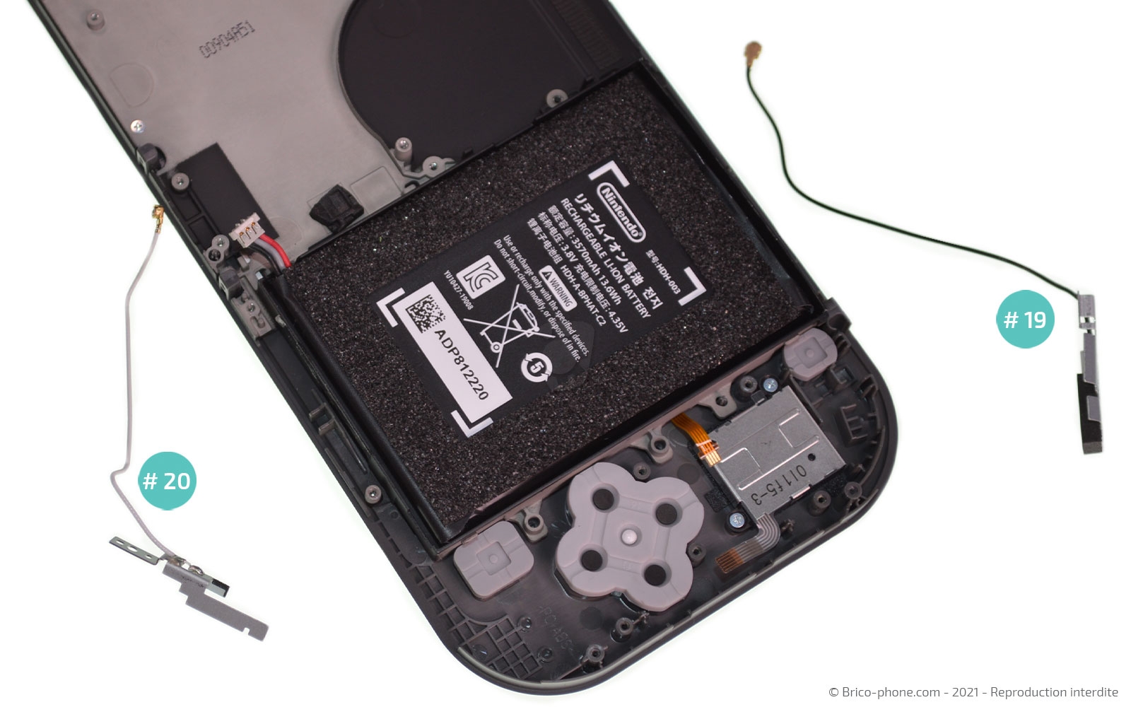 Démontage complet sur Switch Lite photo 4