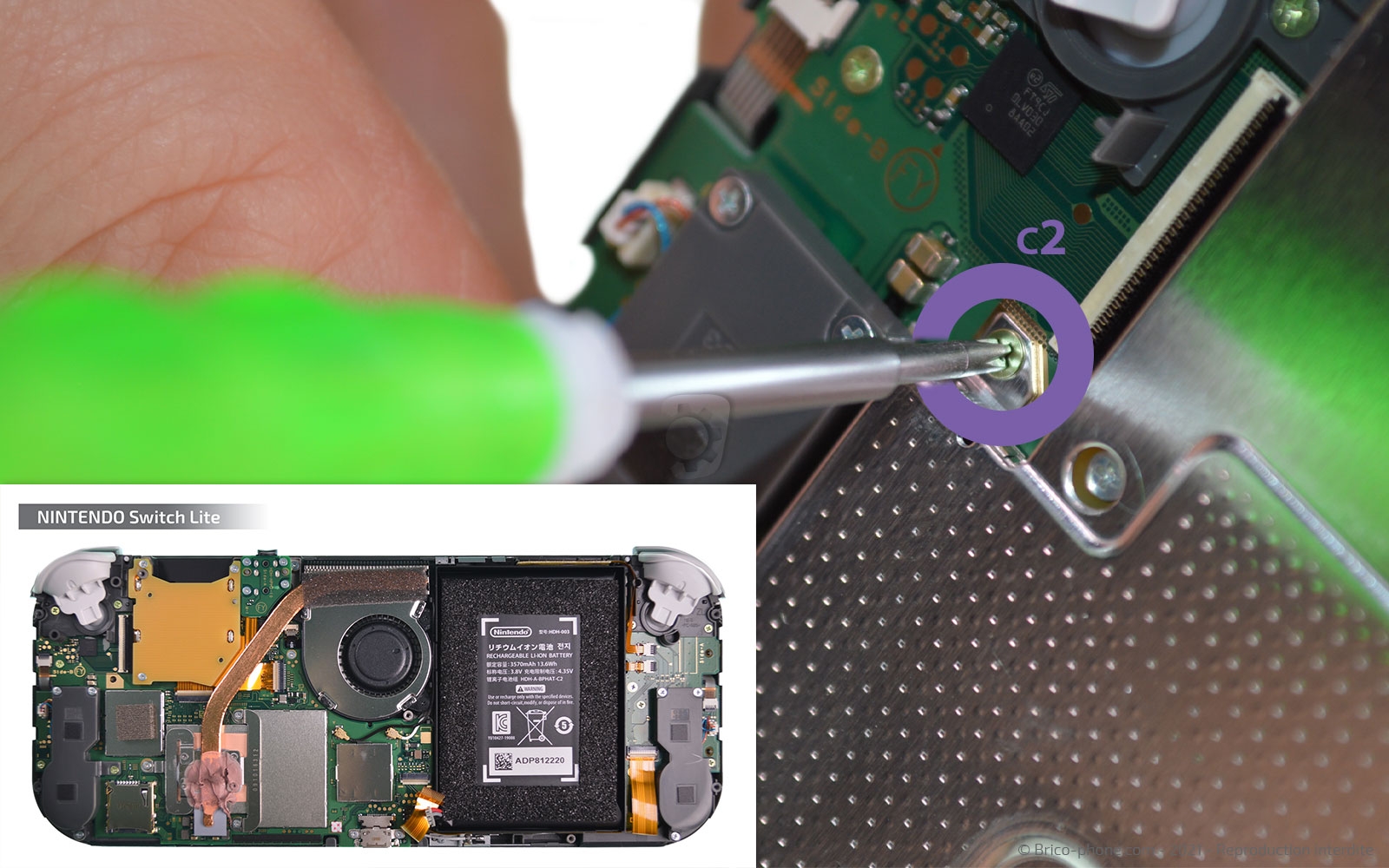 Démontage complet sur Switch Lite photo 2