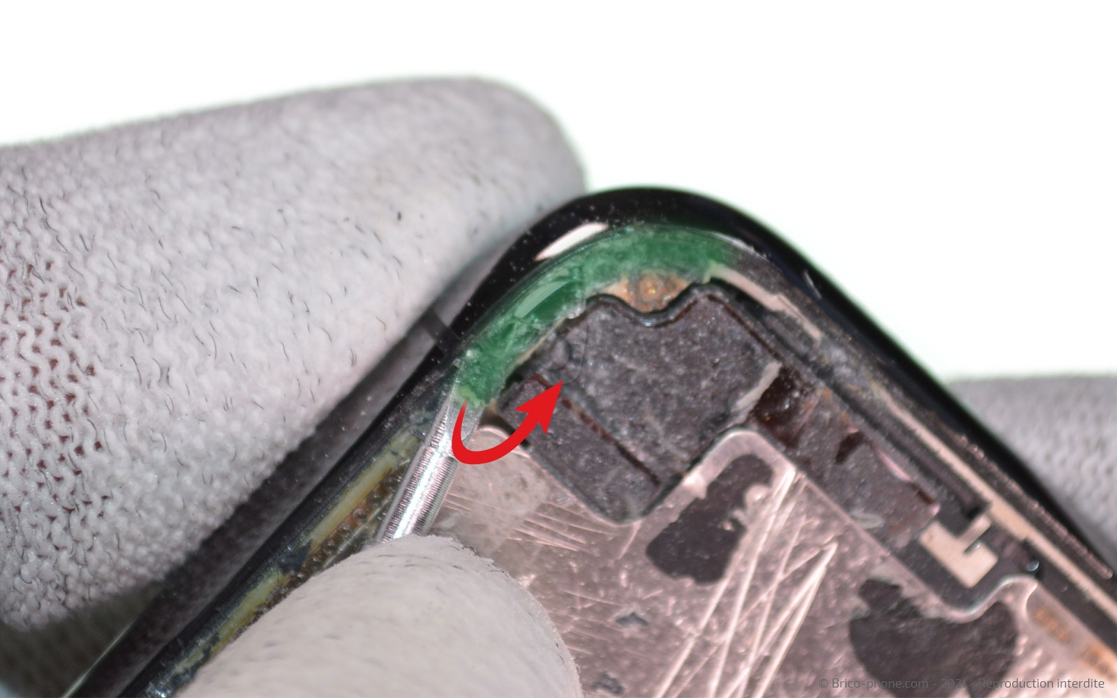 Changement de la vitre arrière sur iPhone X photo 1