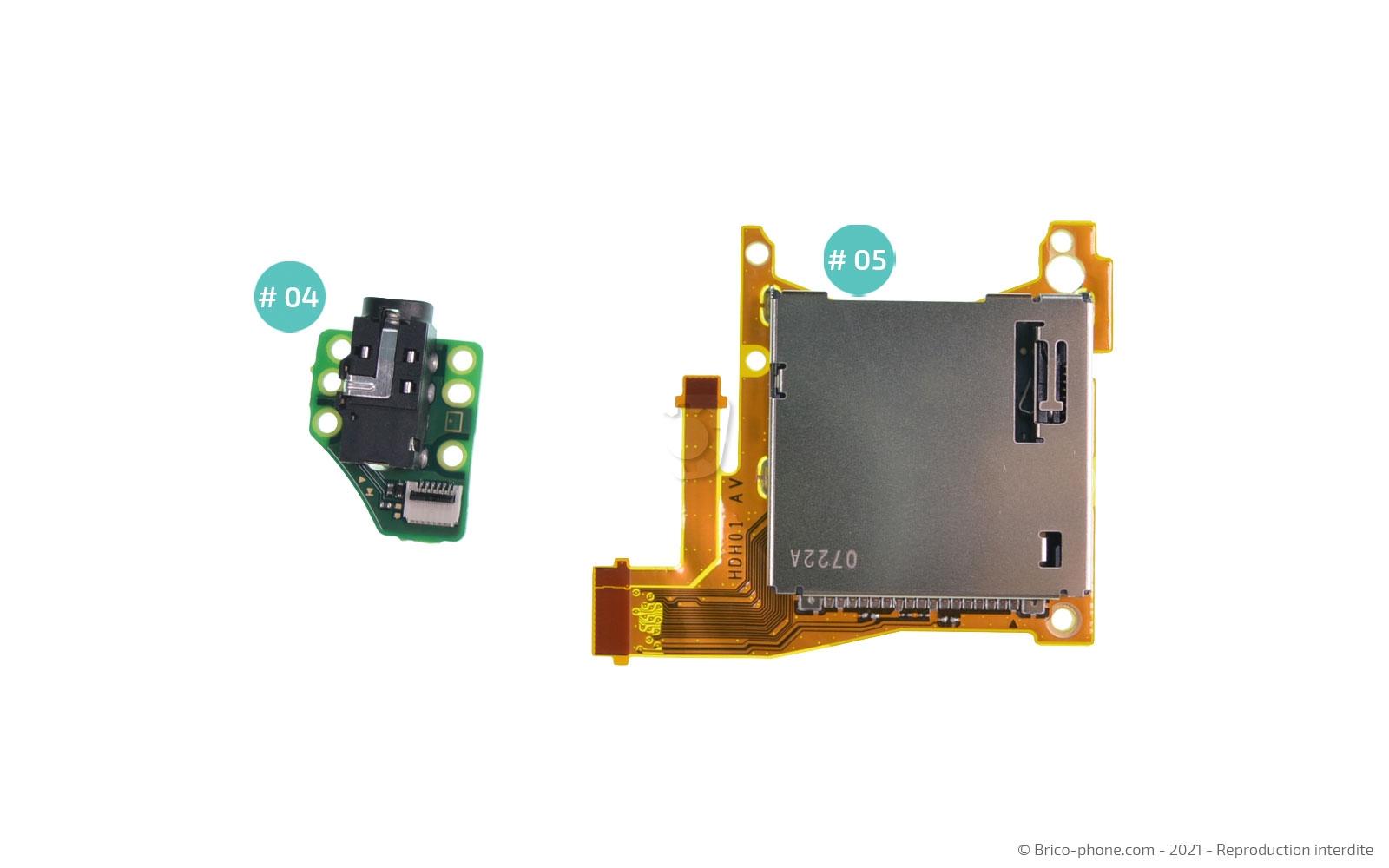 Changement du lecteur de cartes de jeux sur Switch Lite photo 3