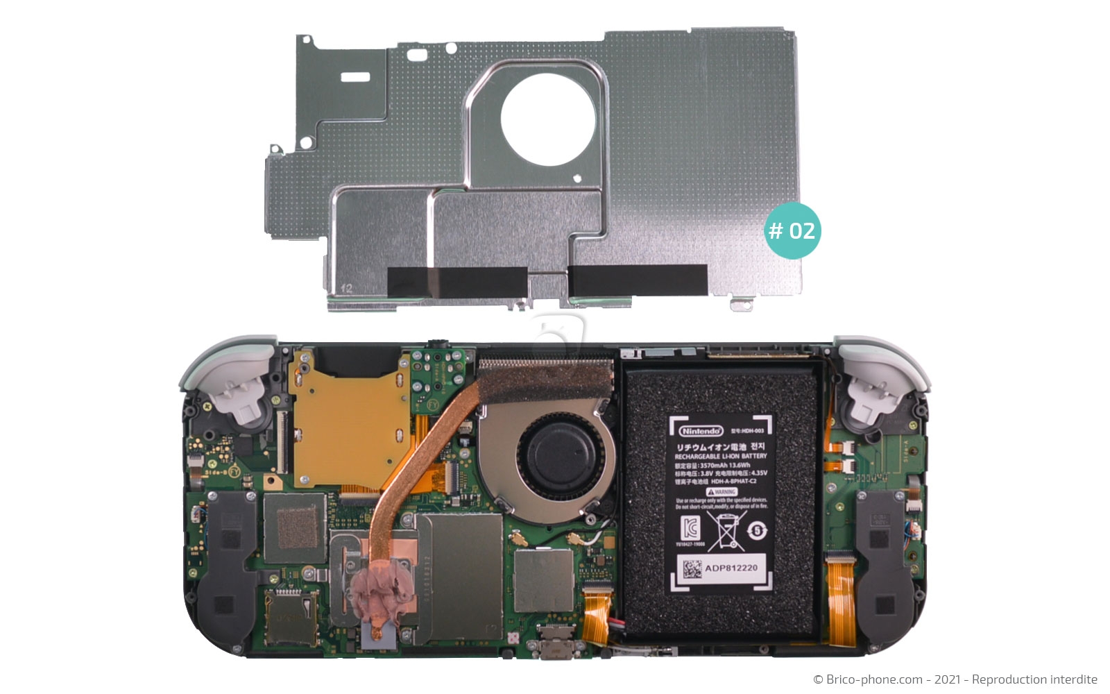 Changement du lecteur de cartes de jeux sur Switch Lite photo 4