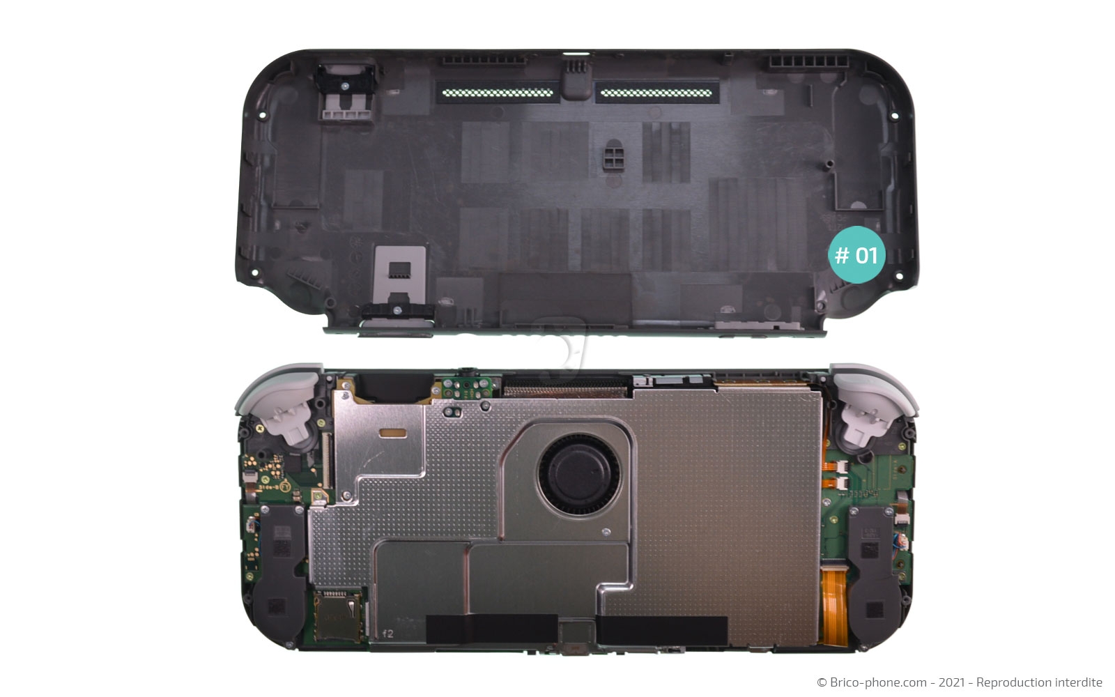 Changement de la vitre tactile ou du LCD  sur Switch Lite photo 4