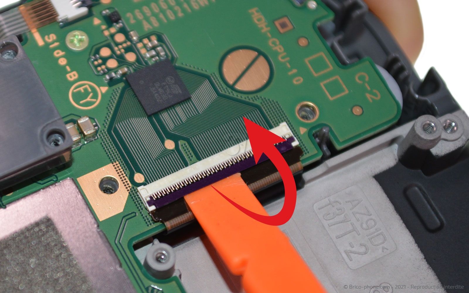 Changement de la vitre tactile ou du LCD  sur Switch Lite photo 1