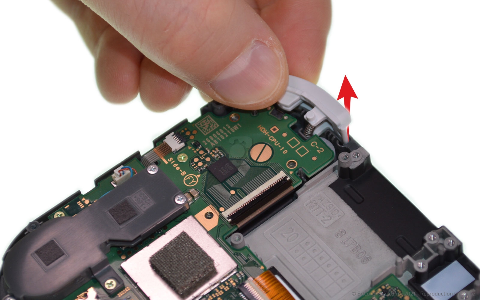 Changement de la vitre tactile ou du LCD  sur Switch Lite photo 3