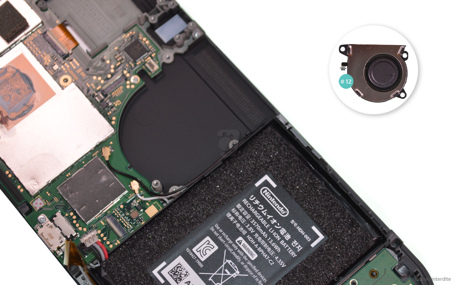 Changement de la vitre tactile ou du LCD  sur Switch Lite photo 4