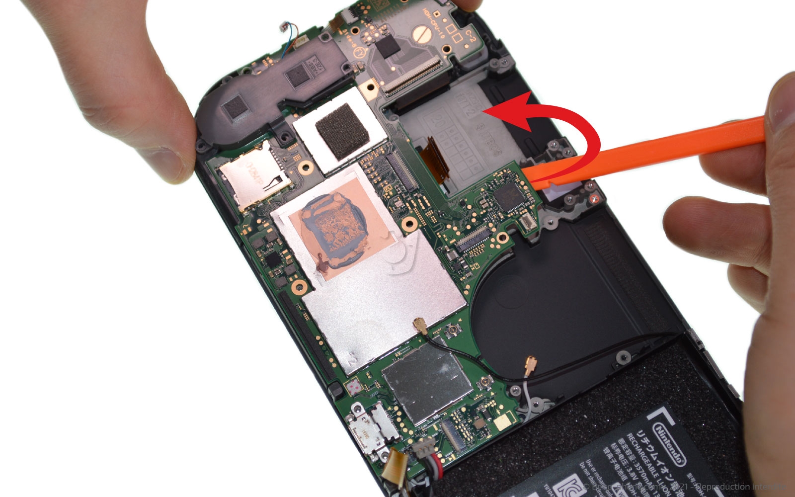 Changement d'un joystick sur Switch Lite photo 2