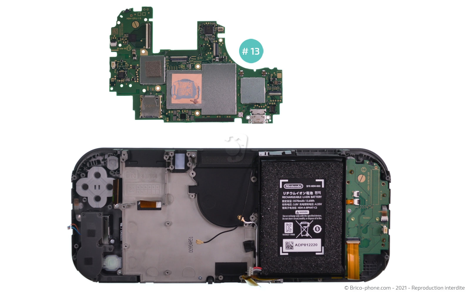Changement d'un joystick sur Switch Lite photo 3
