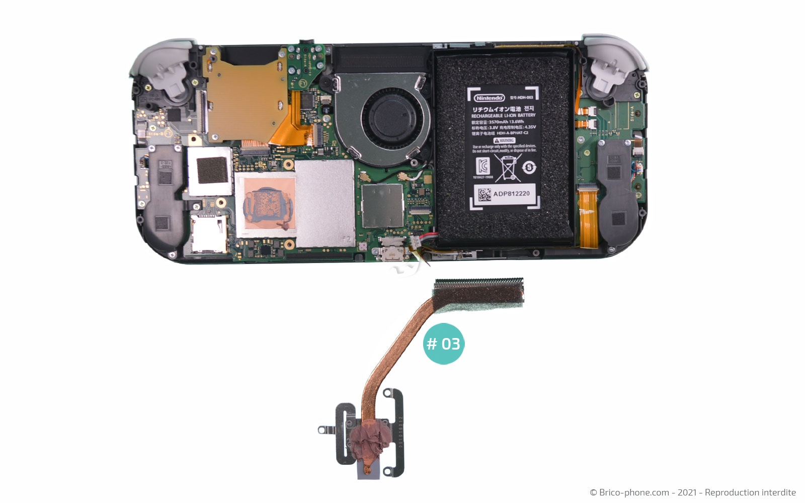 Changement d'un joystick sur Switch Lite photo 4