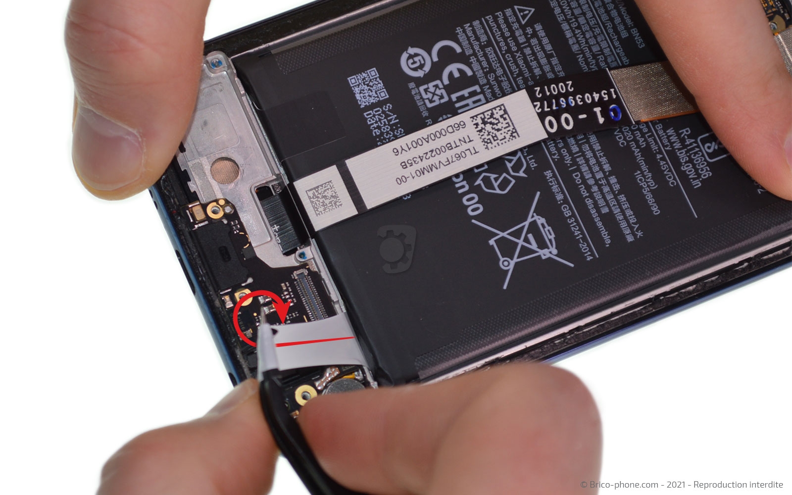 Changement du bloc écran  sur Redmi Note 9 Pro photo 2