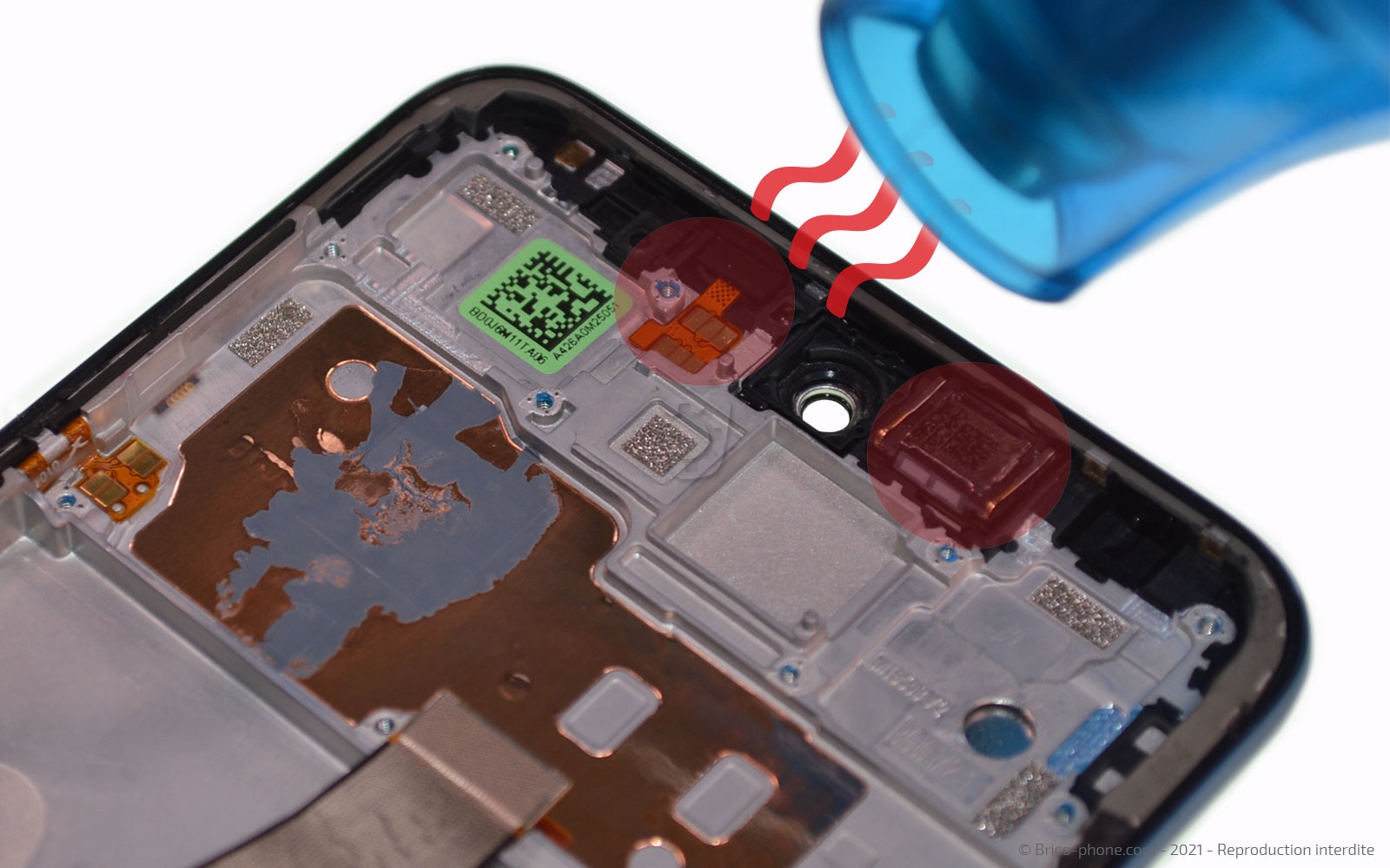 Changement du bloc écran  sur Redmi Note 9 Pro photo 1