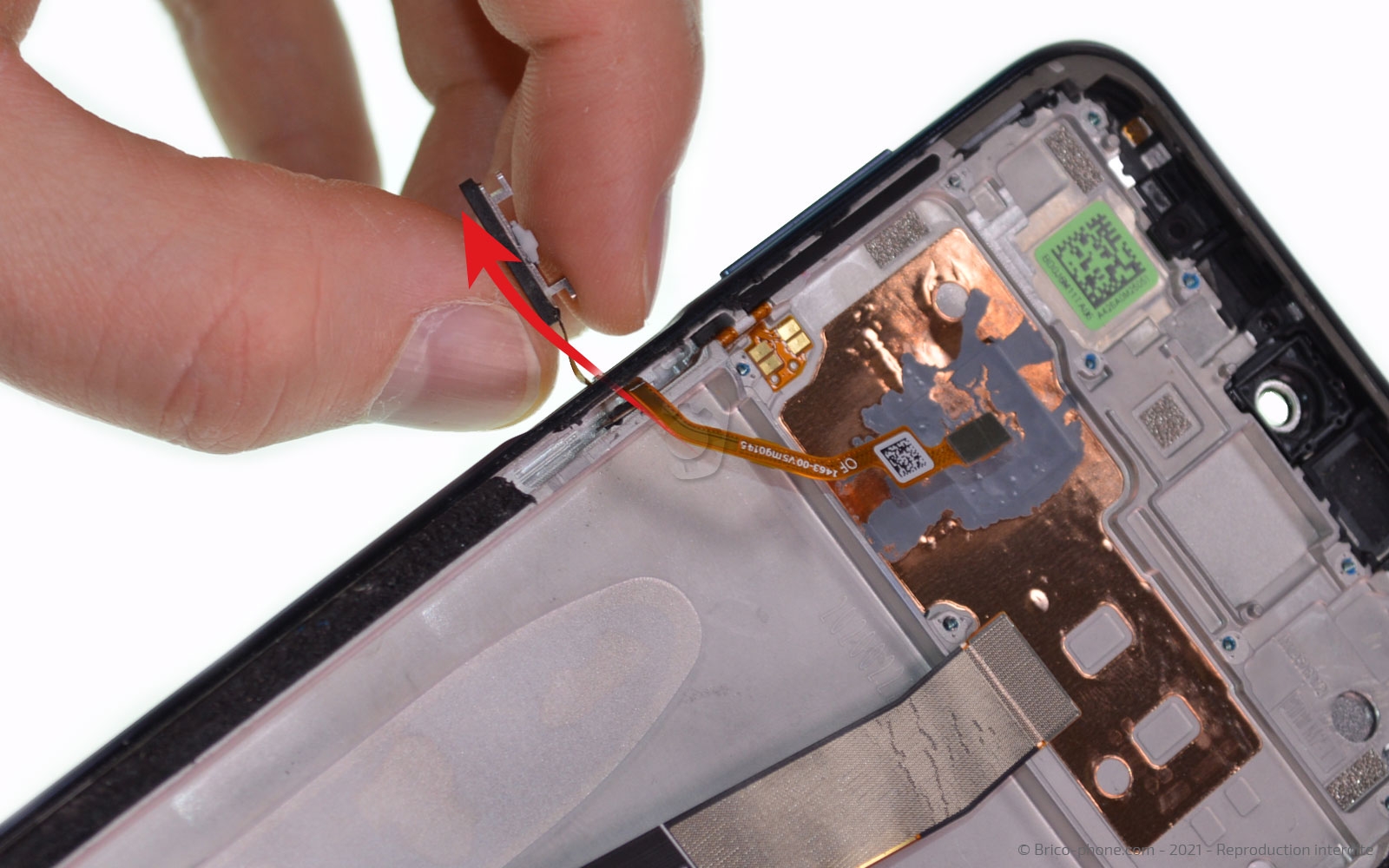 Changement du bloc écran  sur Redmi Note 9 Pro photo 3