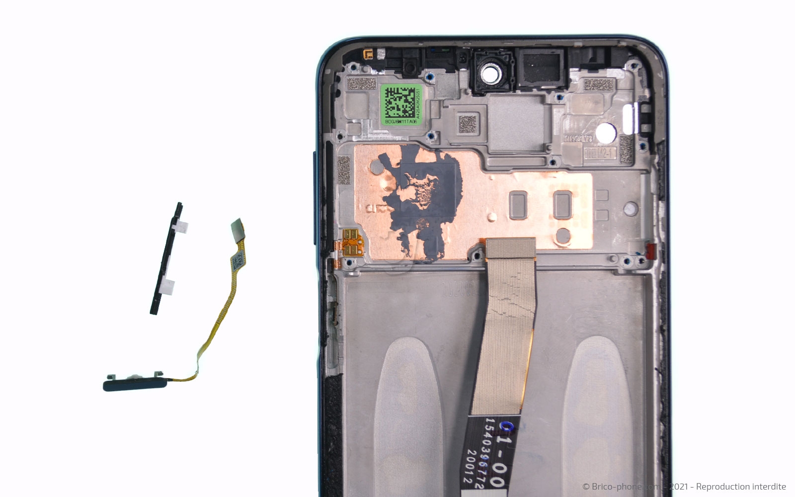 Changement du bloc écran  sur Redmi Note 9 Pro photo 4