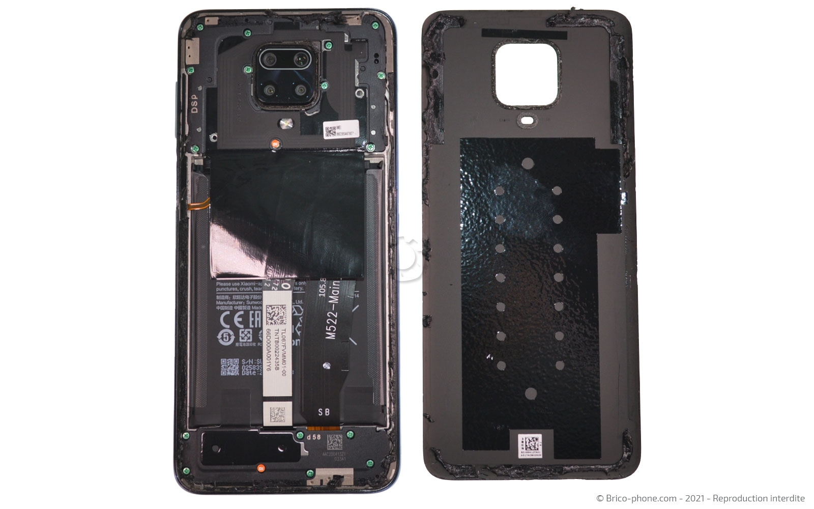 Changement du connecteur de charge sur Redmi Note 9 Pro photo 3