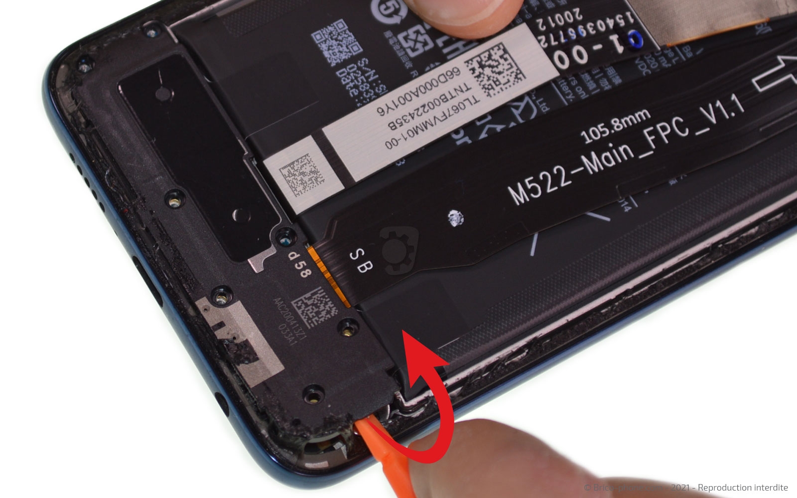 Changement du connecteur de charge sur Redmi Note 9 Pro photo 2