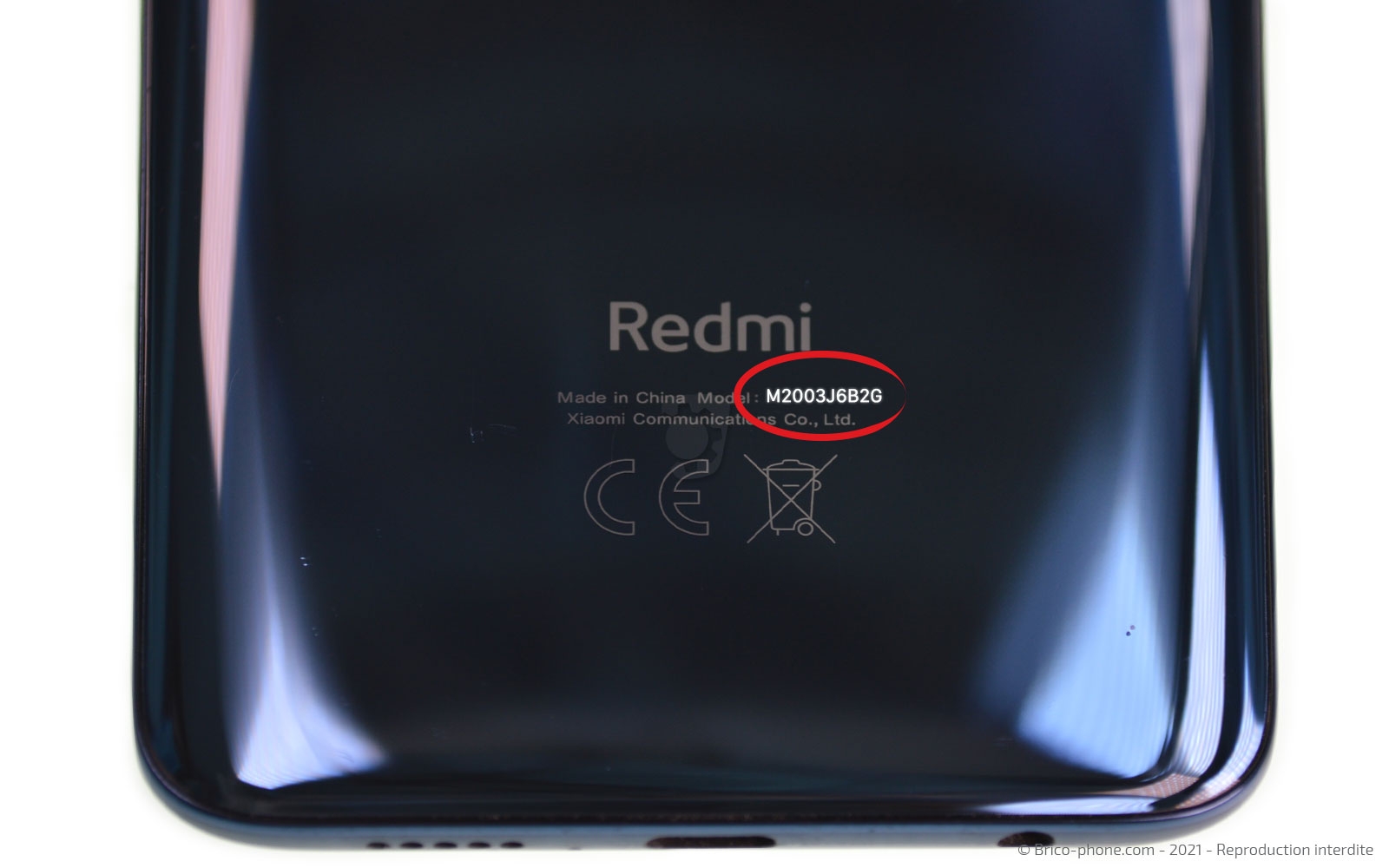 Changement de la vitre arrière sur Redmi Note 9 Pro photo 1