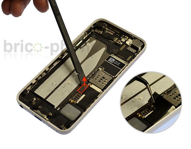 Changement de coque arrière sur iPhone 5C photo 1