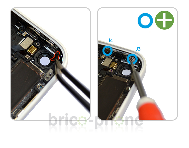 Changement de coque arrière sur iPhone 5C photo 1