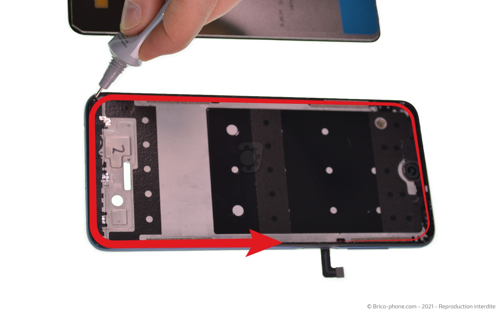 Changement d'écran (vitre + LCD) sur Redmi Note 9 Pro photo 1