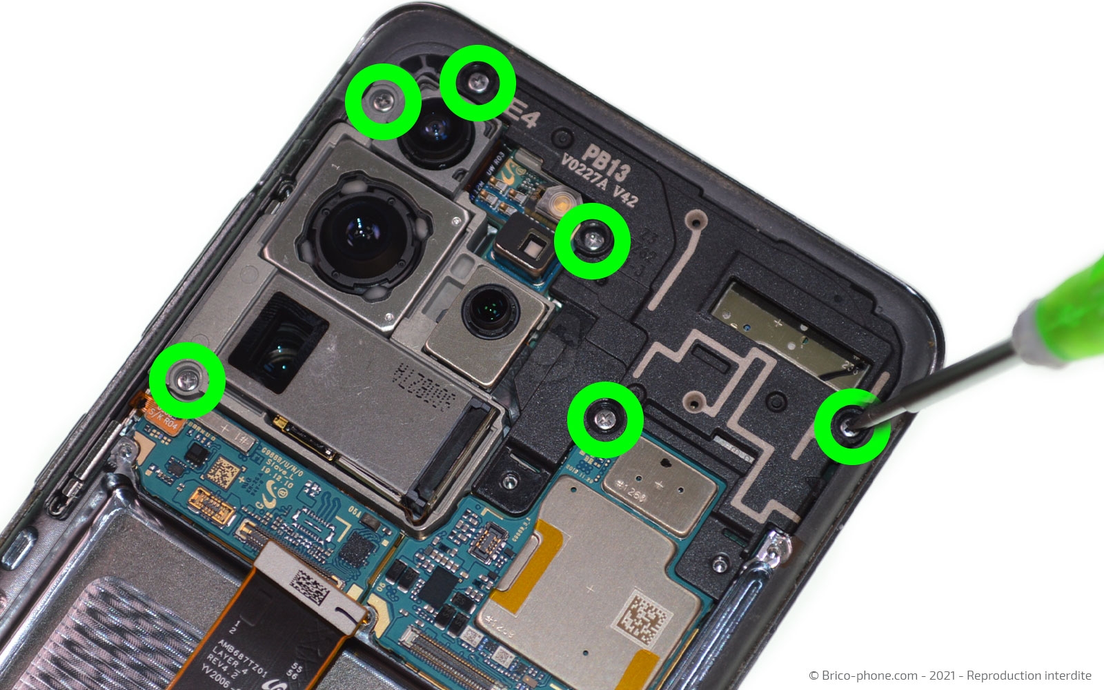 Démontage complet sur Galaxy S20 Ultra photo 1