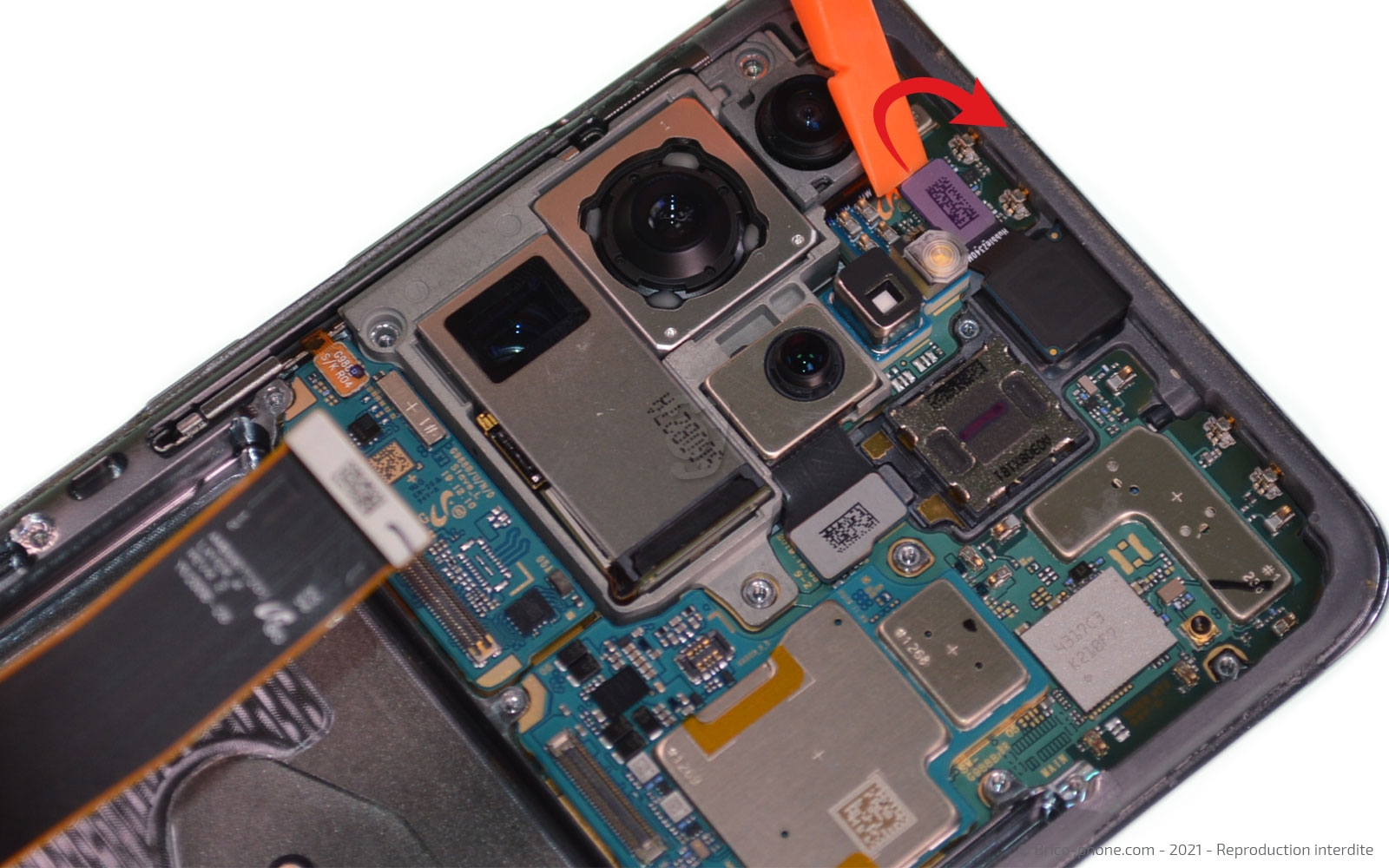 Changement du bloc écran sur Galaxy S20 Ultra photo 1