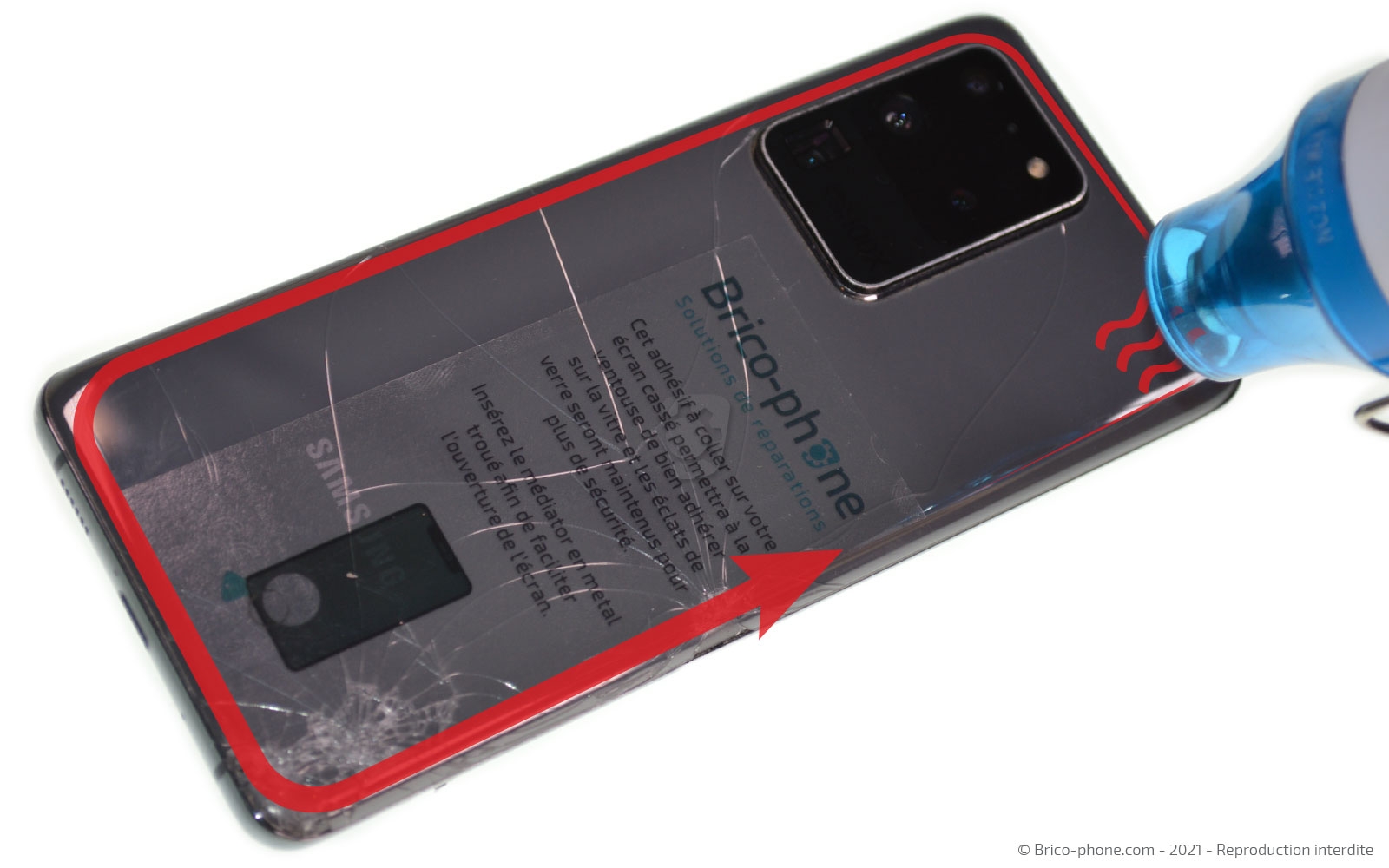 Changement de la batterie sur Galaxy S20 Ultra photo 2