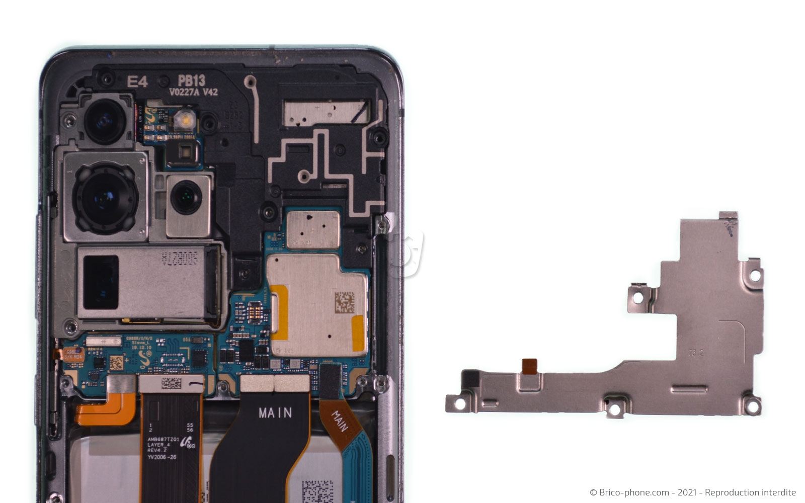 Changement de la batterie sur Galaxy S20 Ultra photo 3
