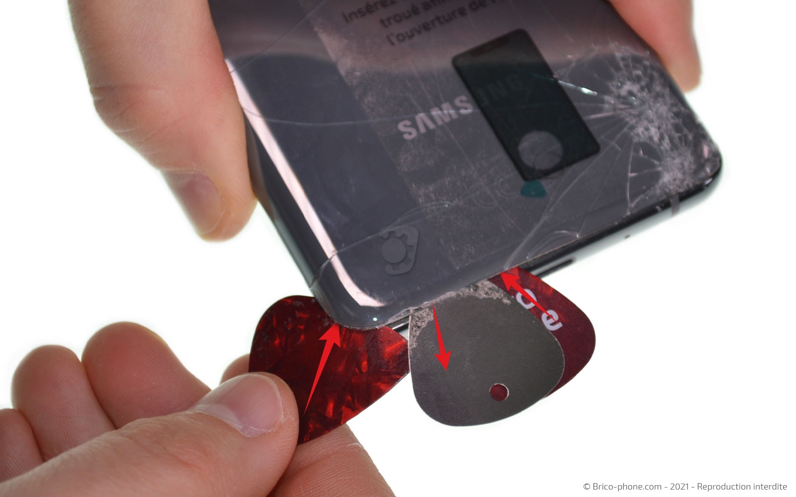 Changement de la batterie sur Galaxy S20 Ultra photo 2