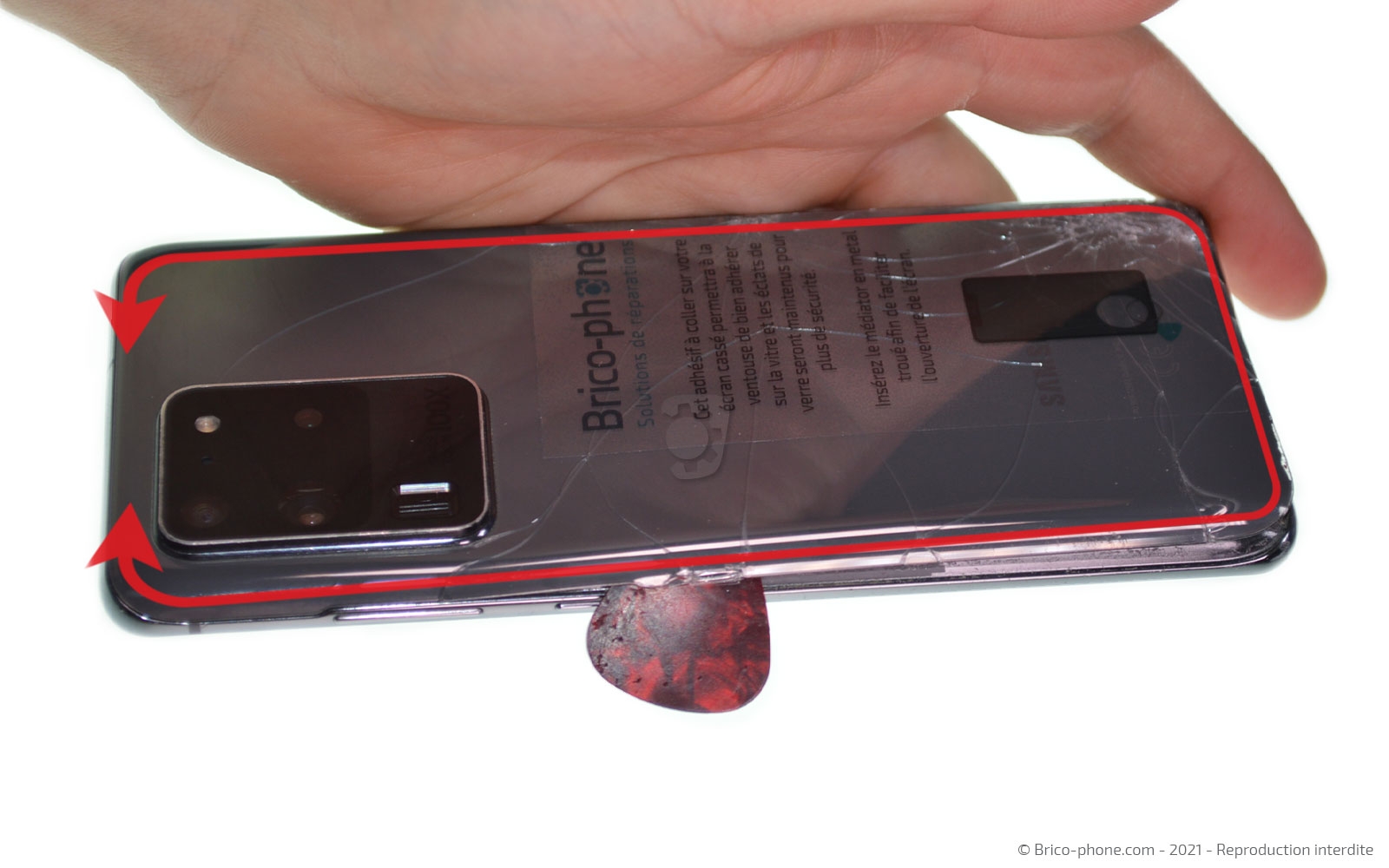 Changement de la batterie sur Galaxy S20 Ultra photo 3