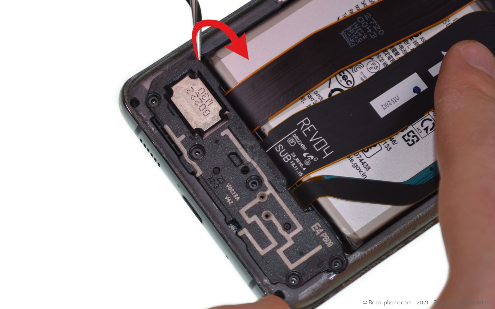 Changement de la batterie sur Galaxy S20 Ultra photo 2