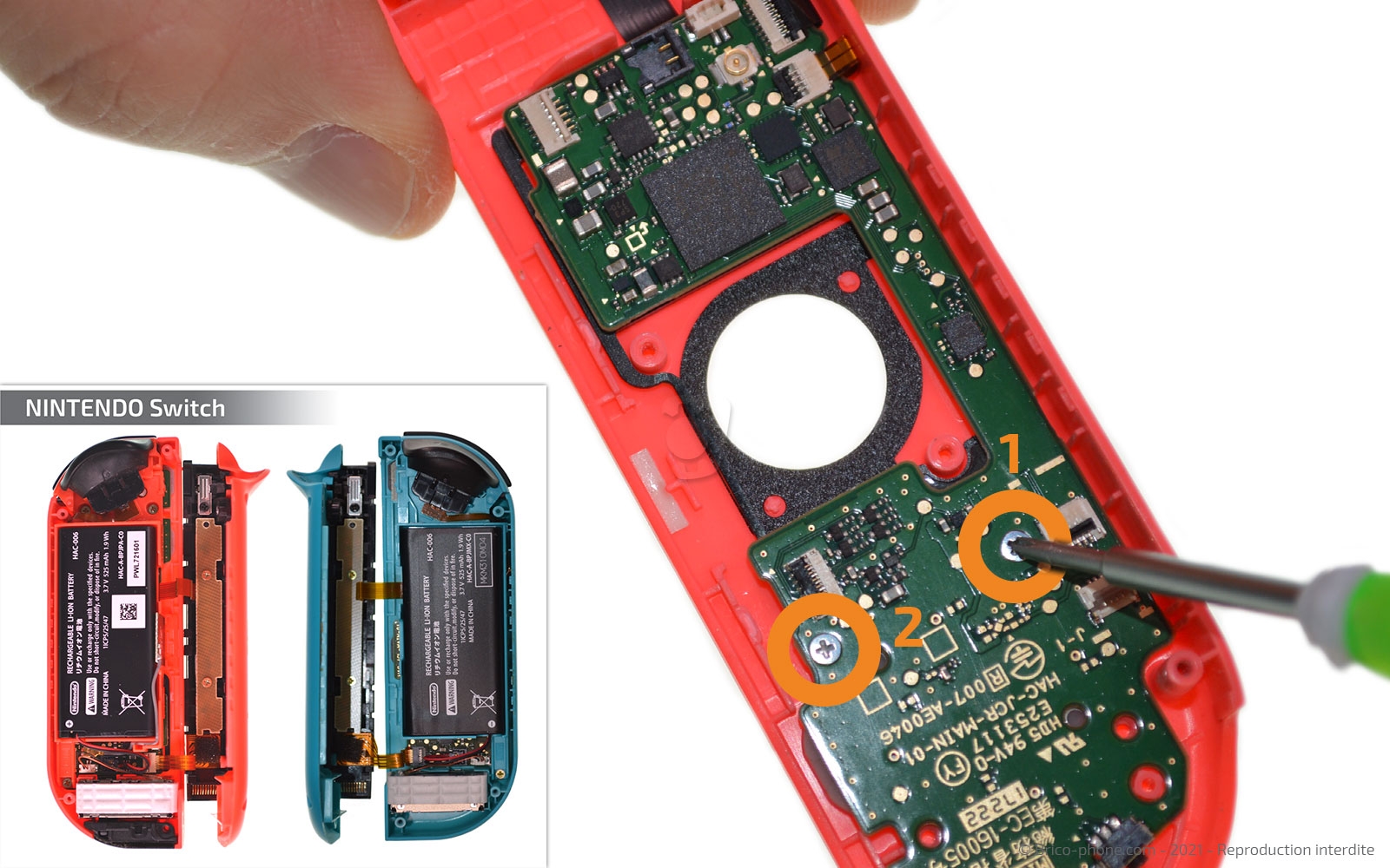 Démontage complet sur Switch photo 1