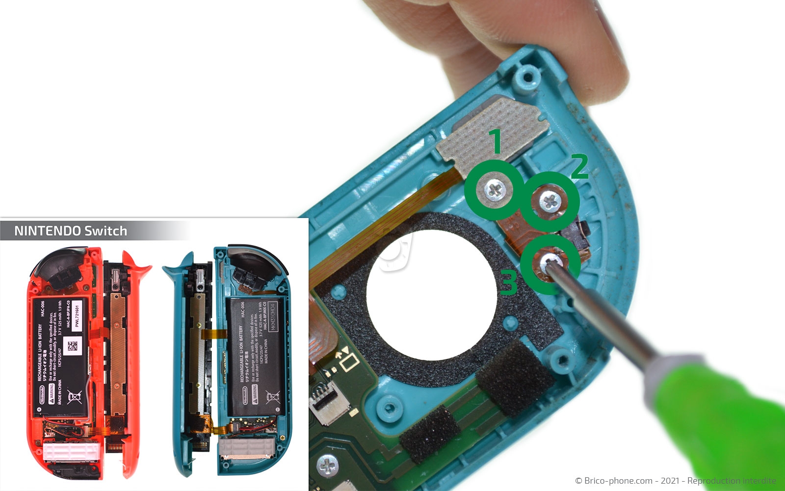 Démontage complet sur Switch photo 1